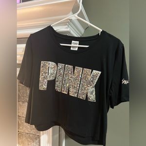 Black Victoria’s Secret Pink shirt